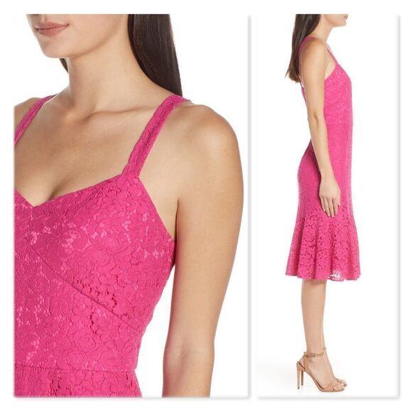 Chelsea28 Sleeveless Lace Fit & Flare Dress - Picture 2 of 13